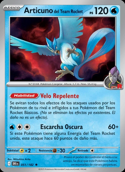 Articuno del Team Rocket