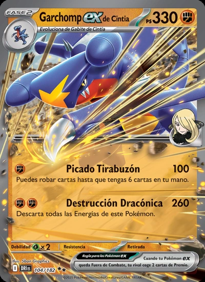 Garchomp ex de Cintia