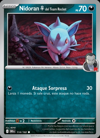 Nidoran♀ del Team Rocket