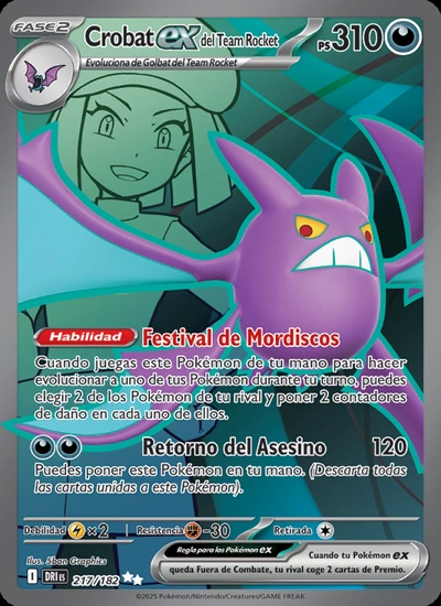 Crobat ex del Team Rocket