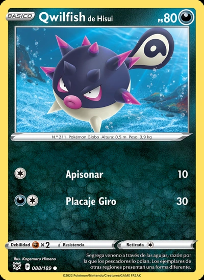 Qwilfish de Hisui