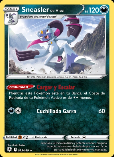 Sneasler de Hisui