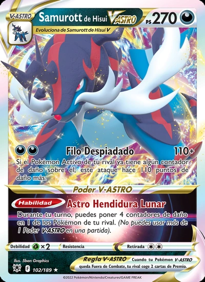 Samurott de Hisui V-ASTRO