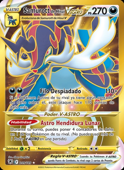 Samurott de Hisui V-ASTRO