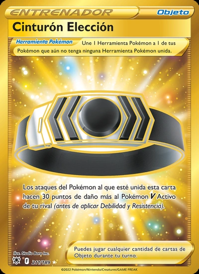 Cinturón Elección