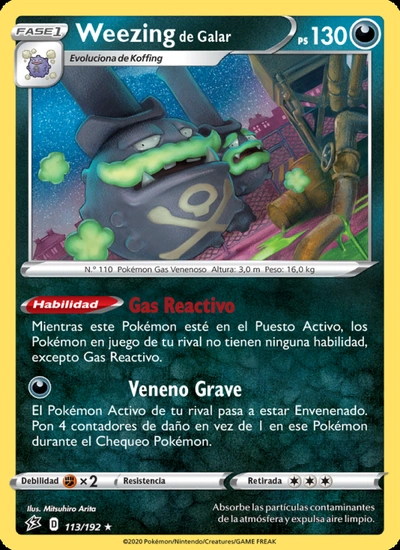 Weezing de Galar