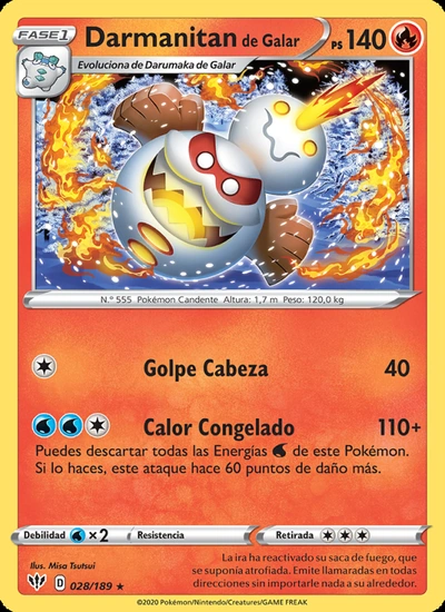 Darmanitan de Galar