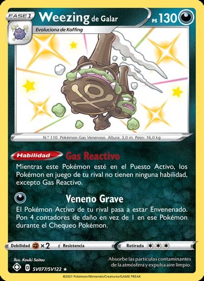 Weezing de Galar