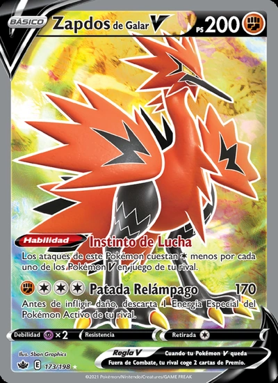 Zapdos de Galar V