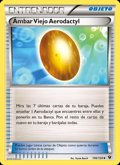 Ámbar Viejo Aerodactyl