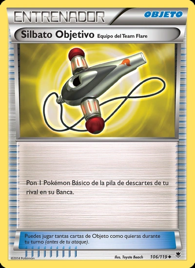 Silbato Objetivo Equipo del Team Flare