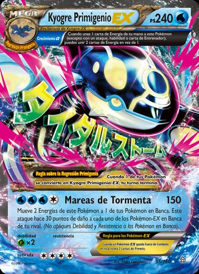Kyogre Primigenio EX