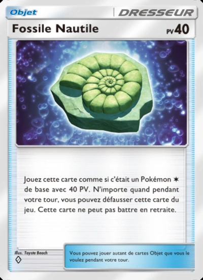 Fossile Nautile