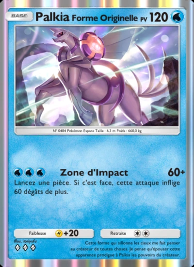 PalkiaForme Originelle