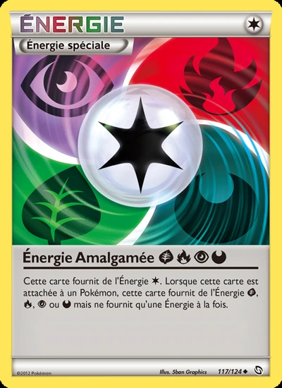 Énergie Amalgamée GrassFirePsychicDarkness