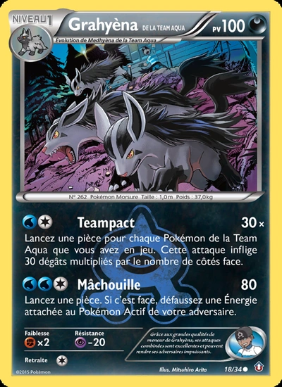 Grahyèna de la Team Aqua