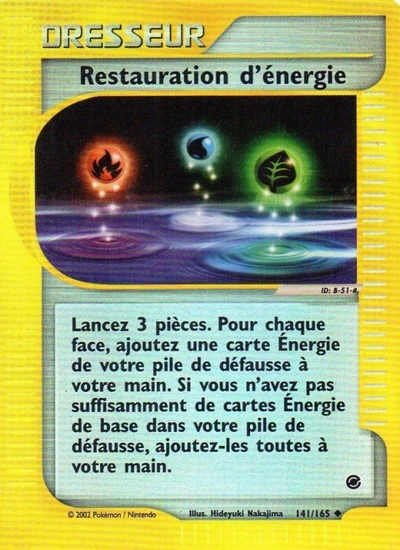 Restauration d'énergie