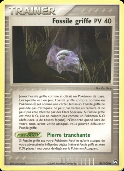 Fossile griffe