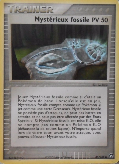 Mystérieux fossile