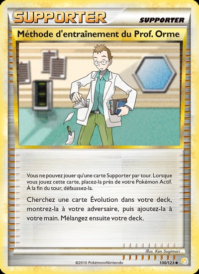 Méthode d'entraînement du Prof.Orme