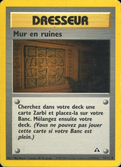 Mur en ruines