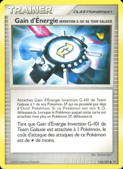 Gain d'Énergie Invention G-101 de Team Galaxie