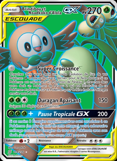 Brindibou et Noadkoko d’Alola GX