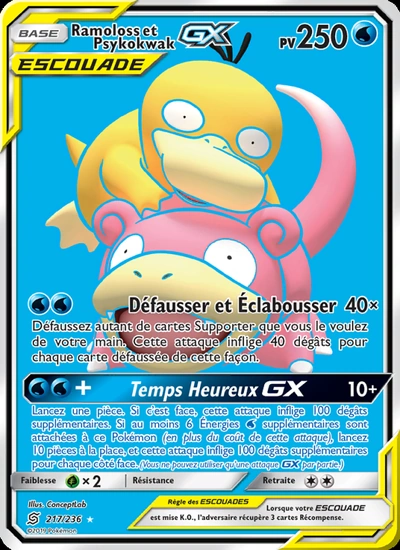 Ramoloss et Psykokwak GX