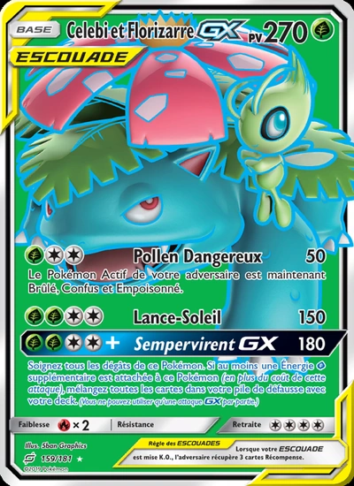 Celebi et Florizarre GX