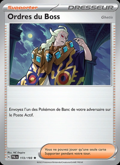 Ordres du Boss