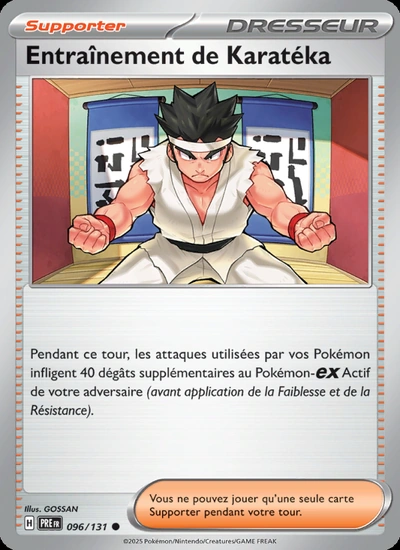 Entraînement de Karatéka