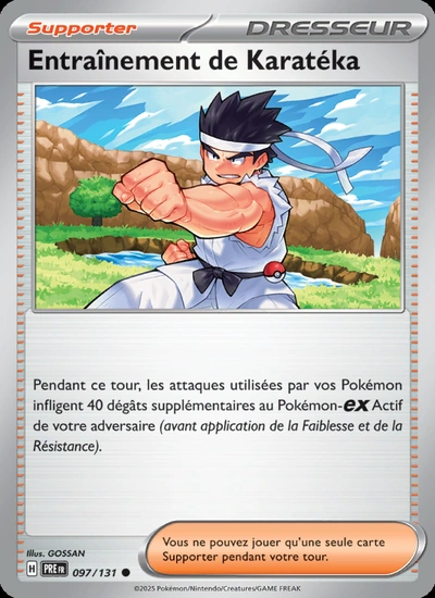 Entraînement de Karatéka