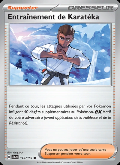 Entraînement de Karatéka