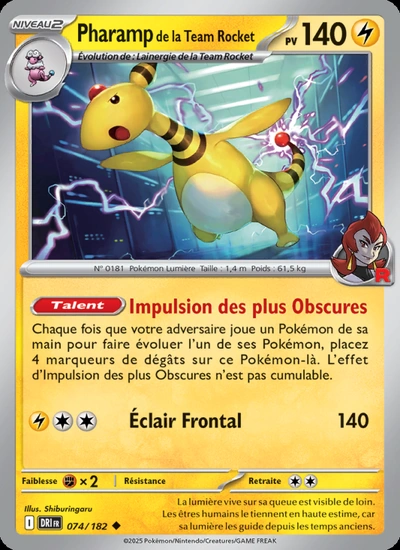 Pharamp de la Team Rocket
