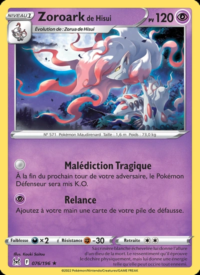 Zoroark de Hisui
