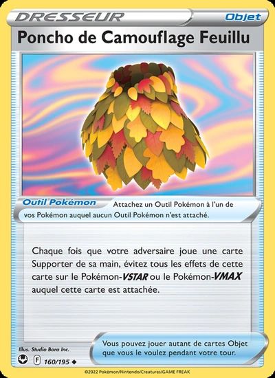 Poncho de Camouflage Feuillu
