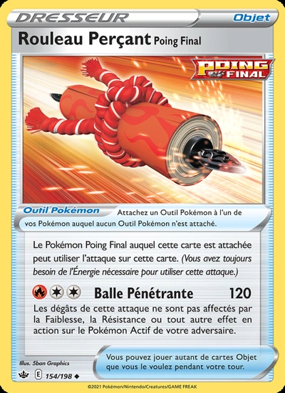 Rouleau Perçant Poing Final