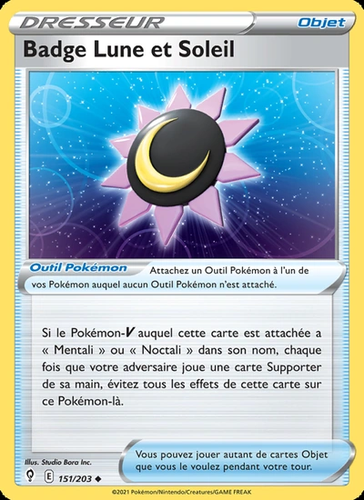 Badge Lune et Soleil