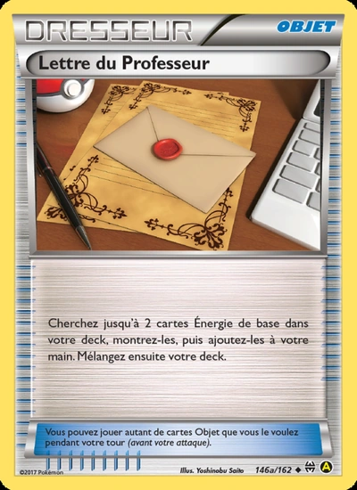 Lettre du Professeur