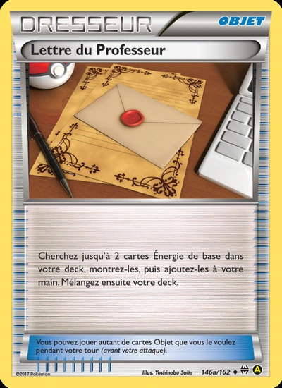 Lettre du Professeur