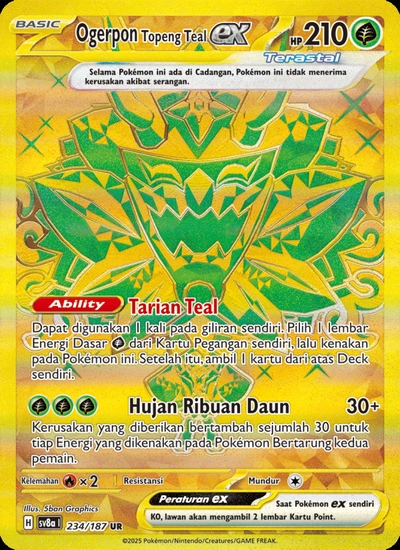 Ogerpon Topeng Teal ex