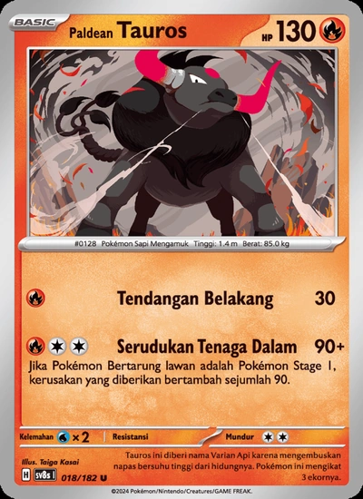 Paldean Tauros