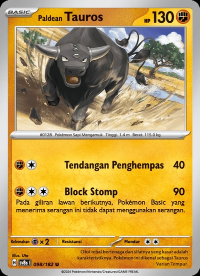 Paldean Tauros