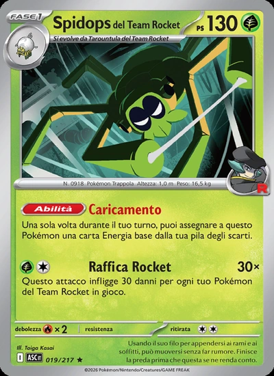 Spidops del Team Rocket
