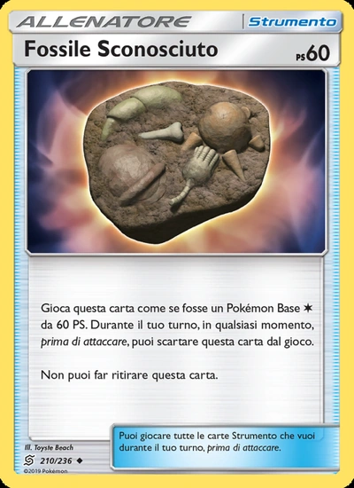 Fossile Sconosciuto