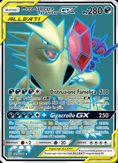 Mega Sableye e Tyranitar GX