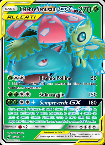 Celebi e Venusaur GX