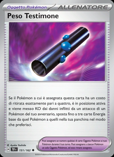 Peso Testimone