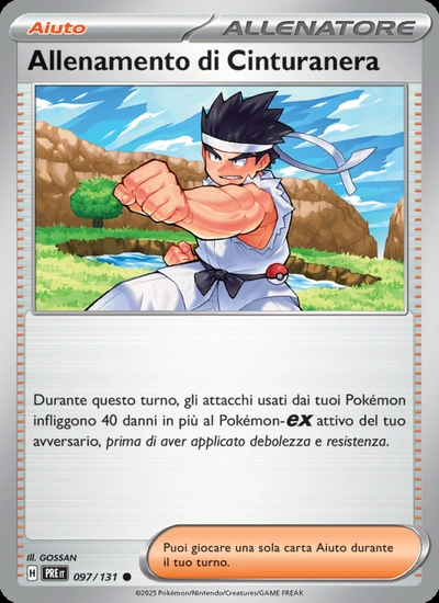 Allenamento di Cinturanera