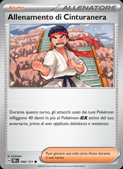 Allenamento di Cinturanera